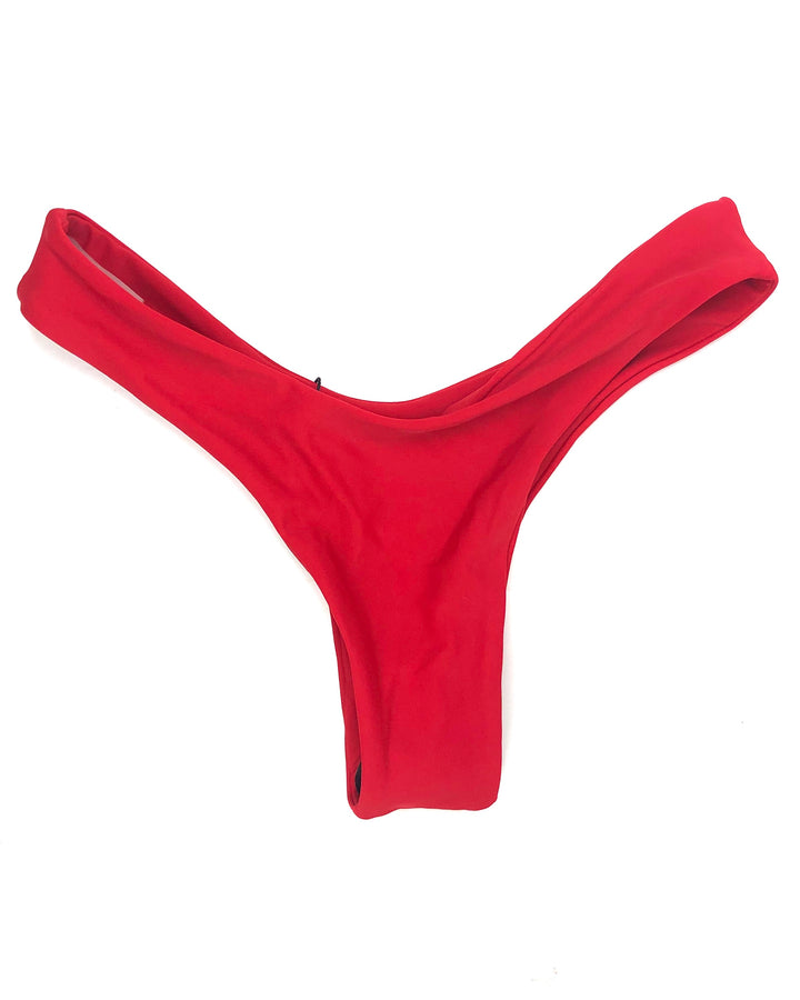 Red Bikini Bottoms- Small