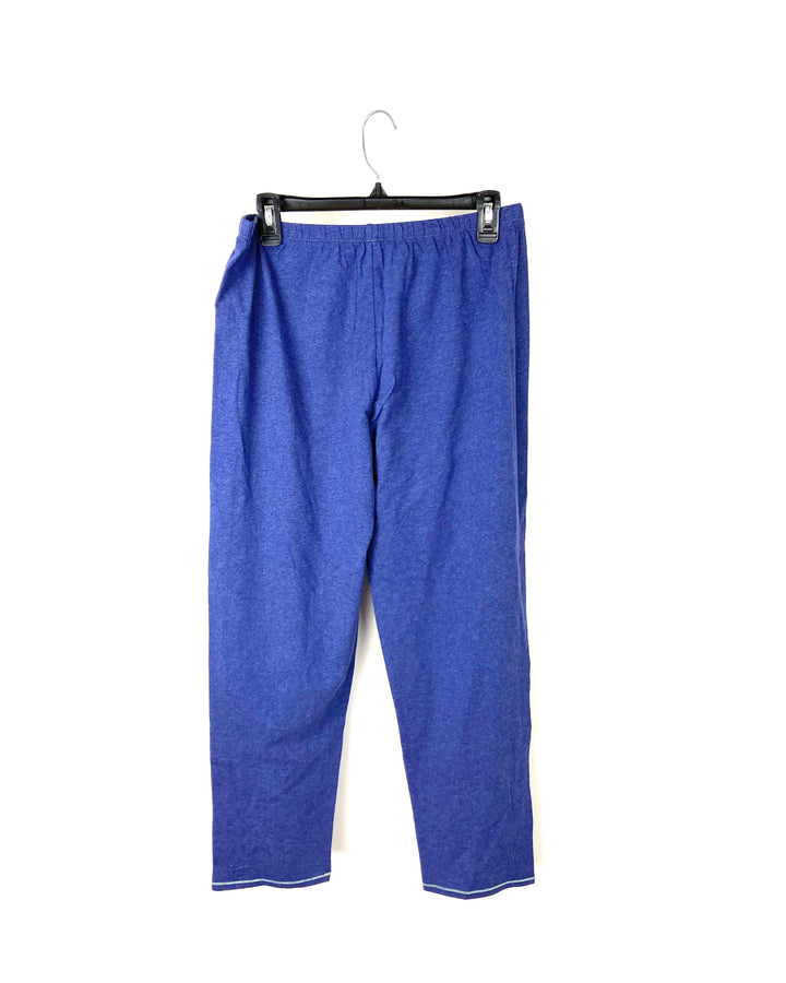 Heathered Blue Lounge Pants - Medium