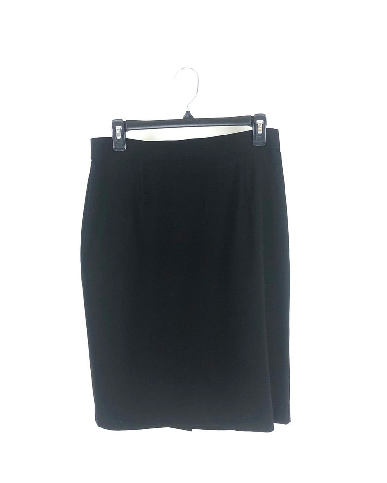 Black Fitted Skirt - Size 8