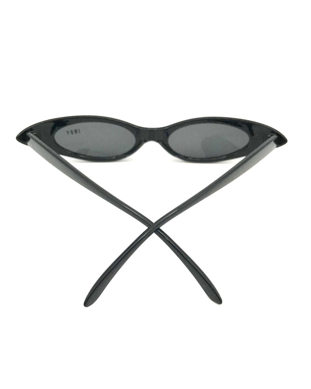 Black Slim Lens Sunglasses