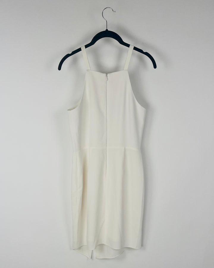 Cream Halter Dress - Size 4-6