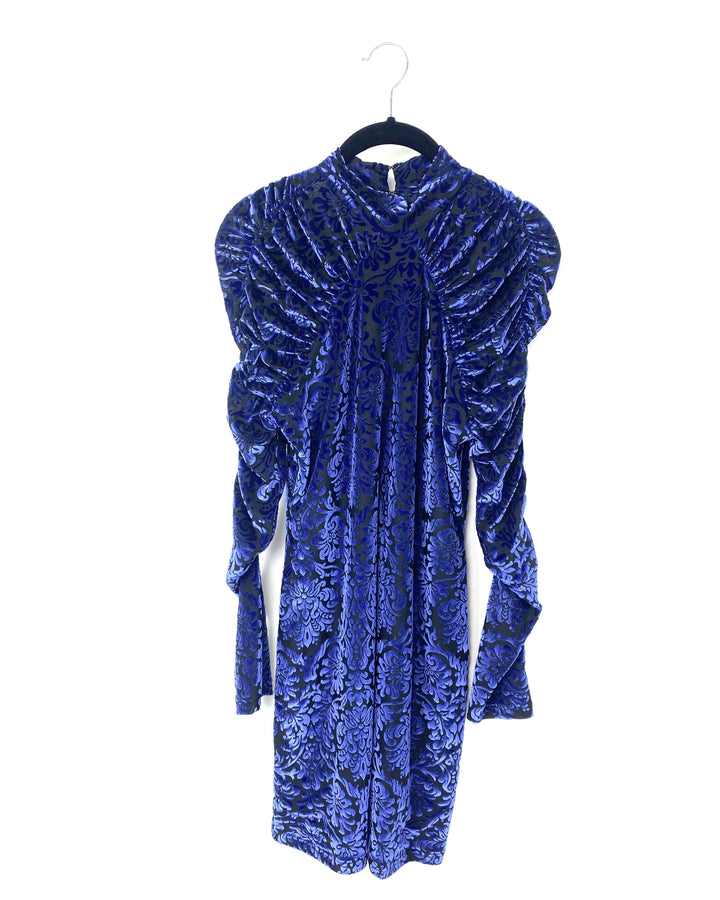 Amanda Uprichard Velvet Paisley Dress - Small - The Fashion Foundation - {{ discount designer}}