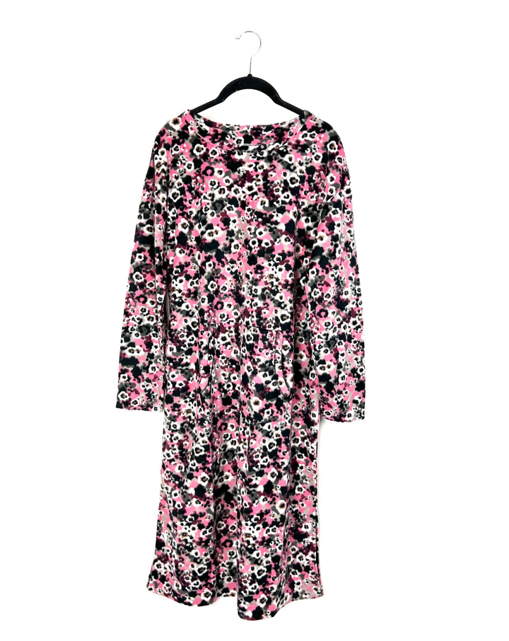 Pink Cheetah Print Nightgown - Size 6/8