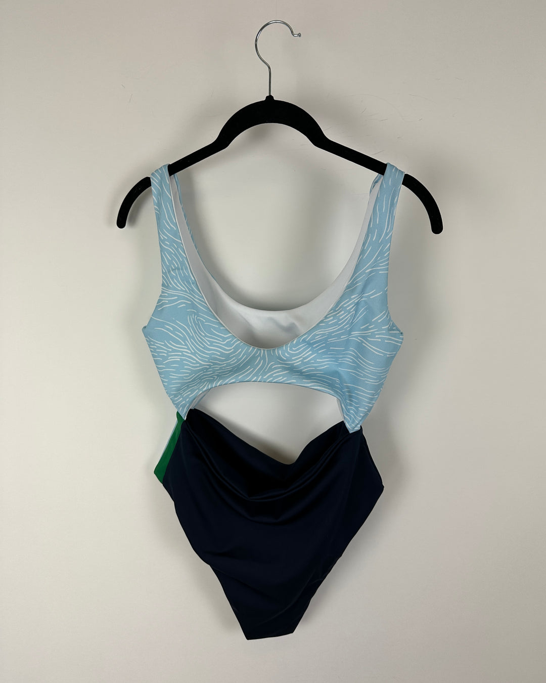 Navy And Light Blue One Piece Swimsuit - Size 00/0, 0/2, 4/6