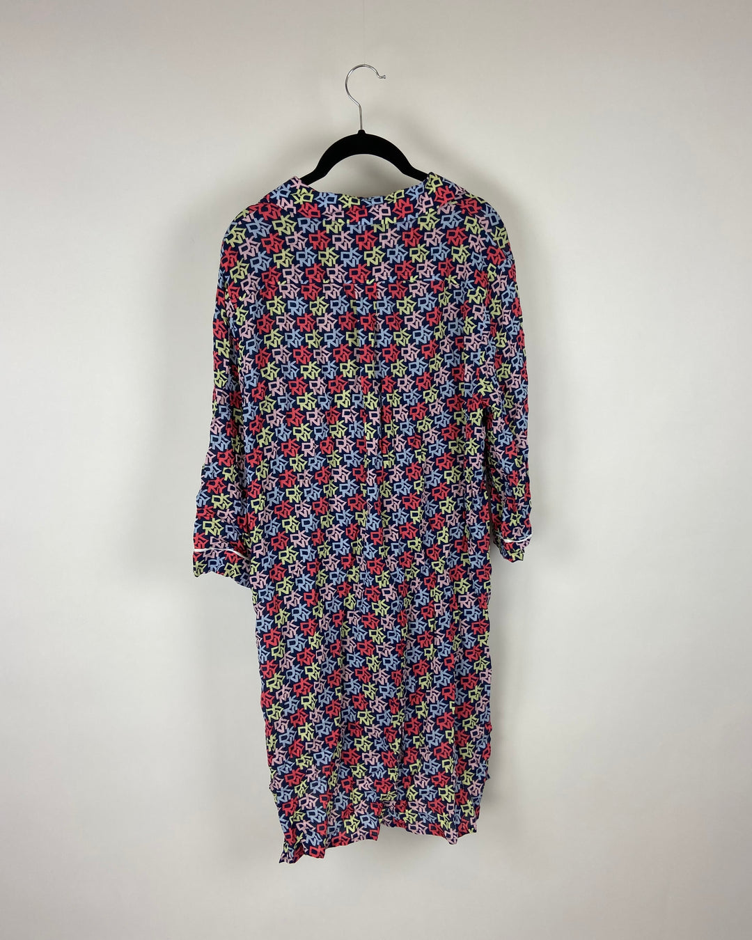 Muiltcolor Logo Button Up Nightgown - Small