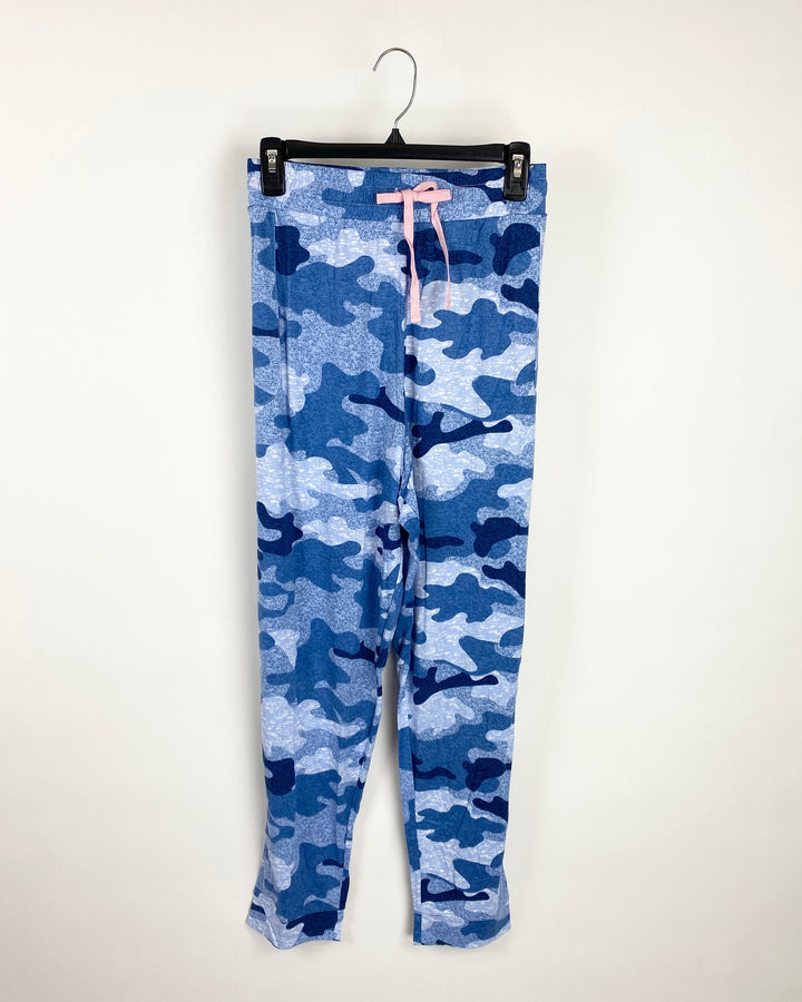 Navy Blue Camo Pajama Pants - Extra Extra Large