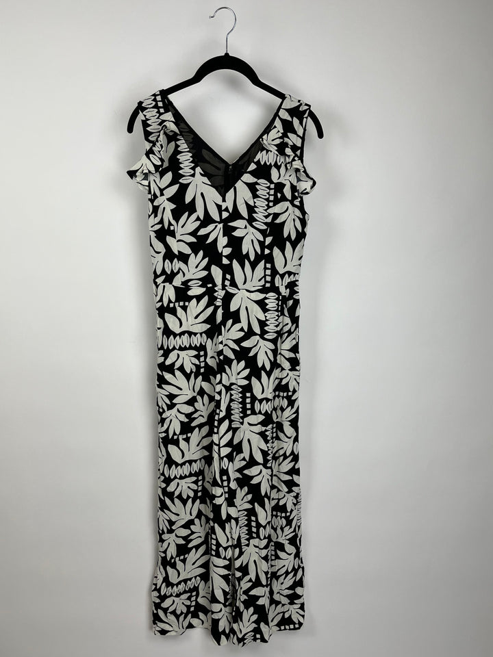 Black and White Jumpsuit - Size 2
