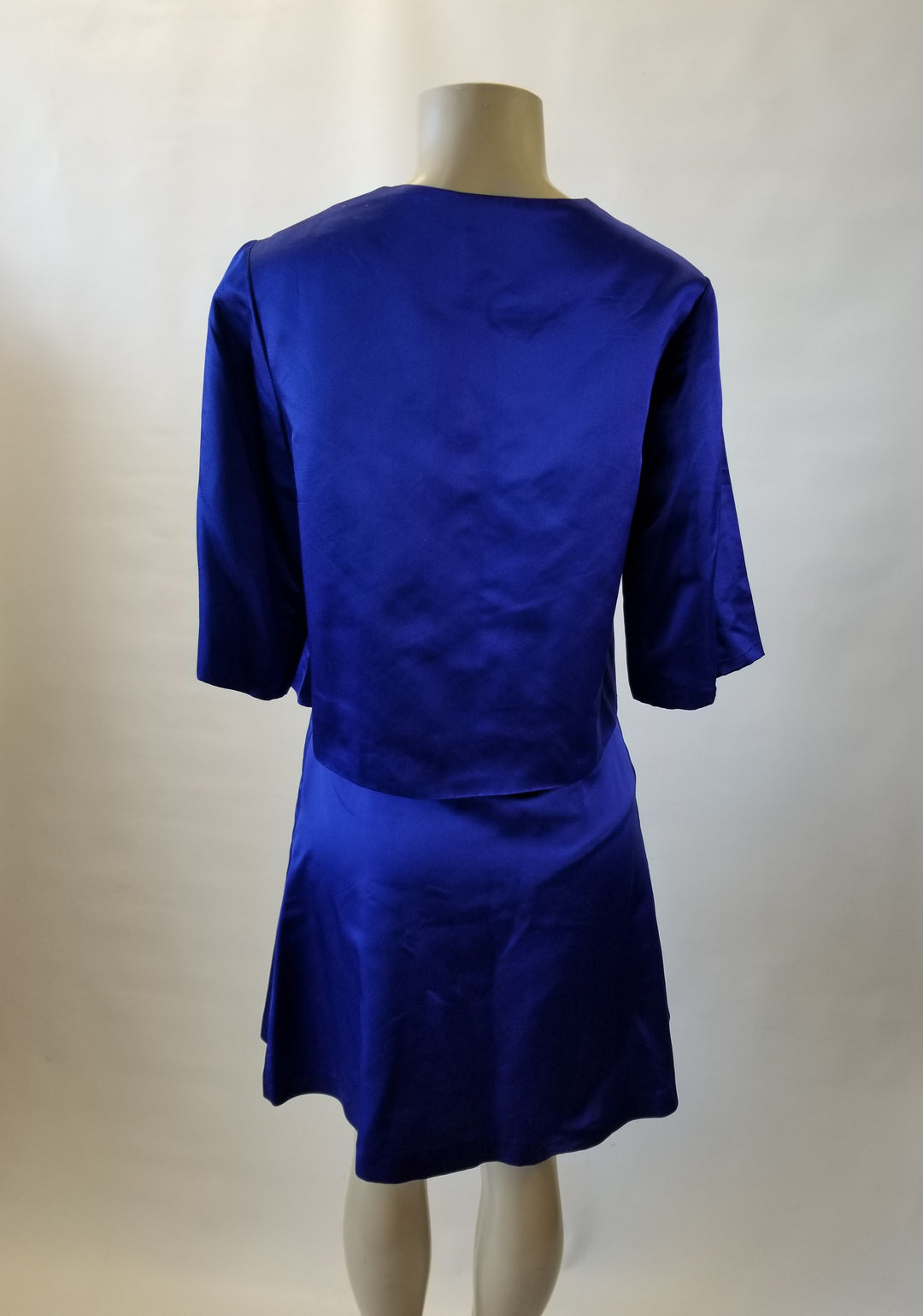 Laura Delman Pleated Blue Skirt - Size 4 - Donated From The Designer - The Fashion Foundation