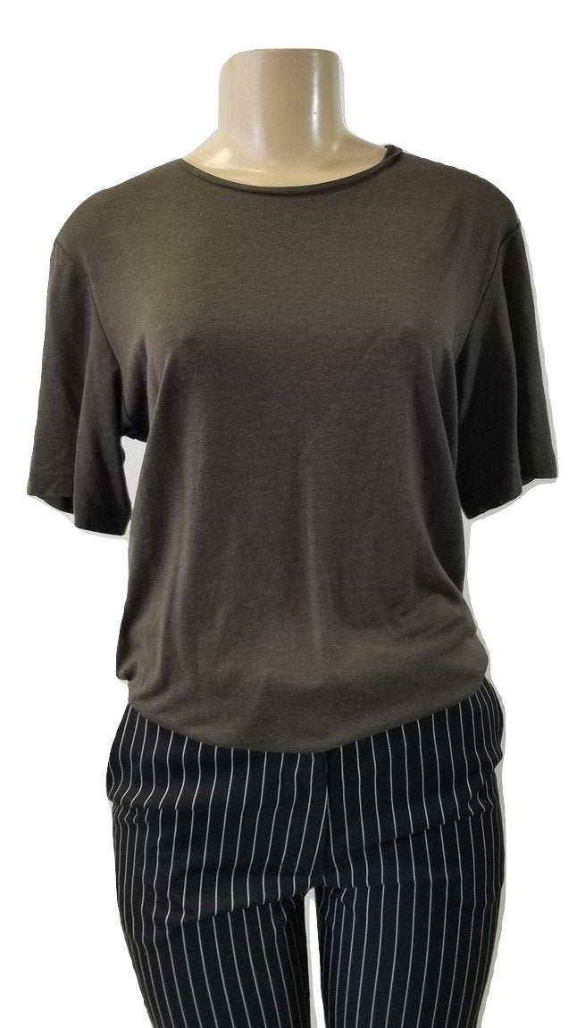 Laura Delman Green Short Sleeve Top - Size 4 - Donated From The Designer - The Fashion Foundation