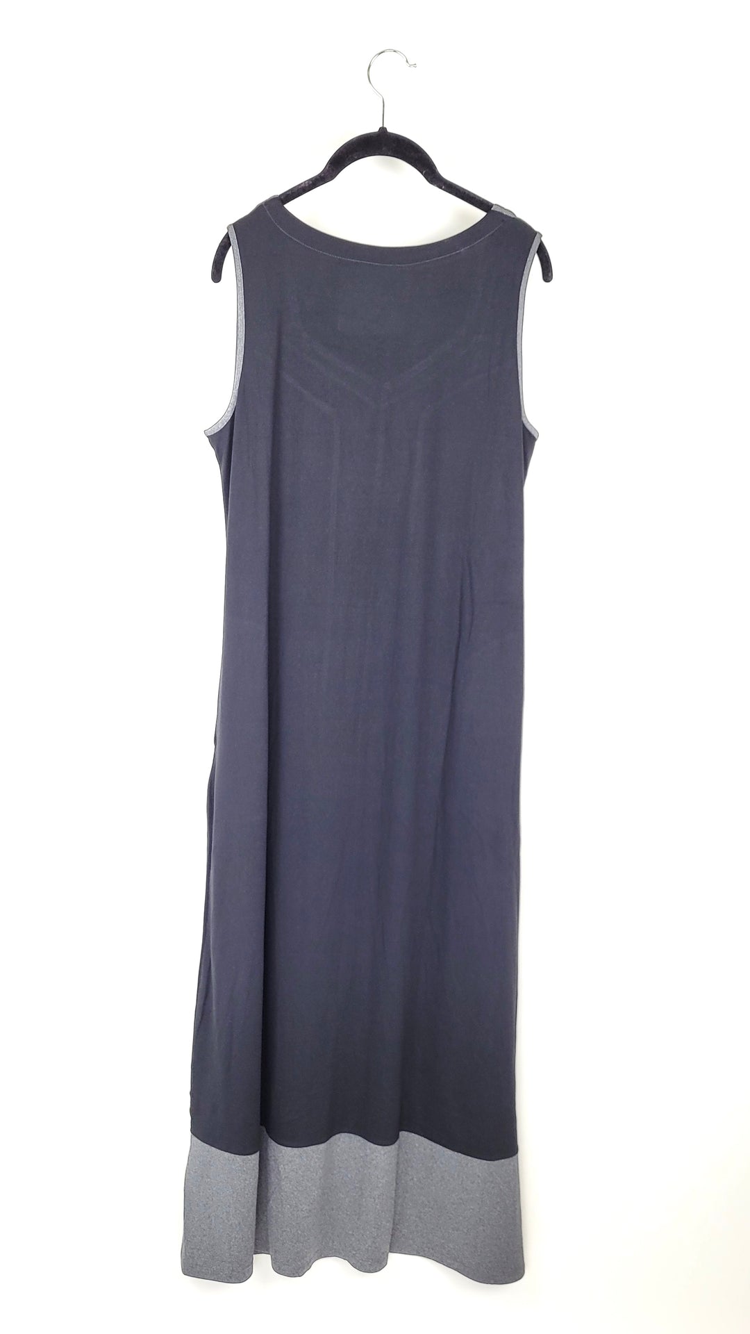 Black And Grey Maxi Dress - Small/Medium