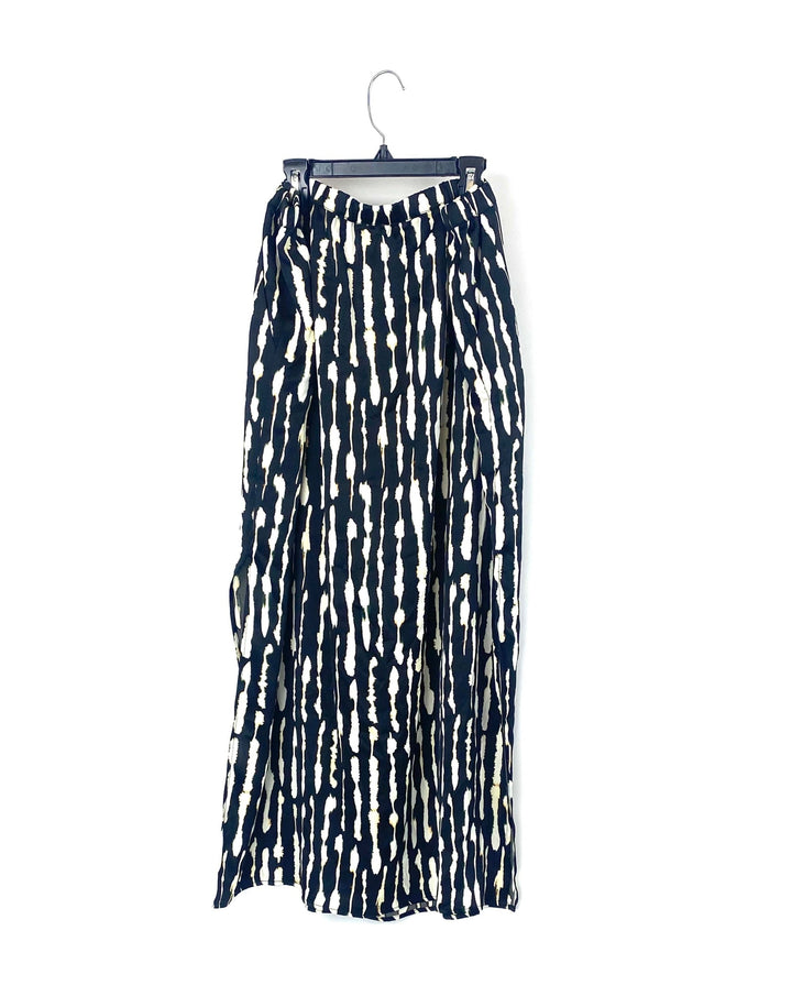 Black Printed Skirt - Size 8/10 and 12W