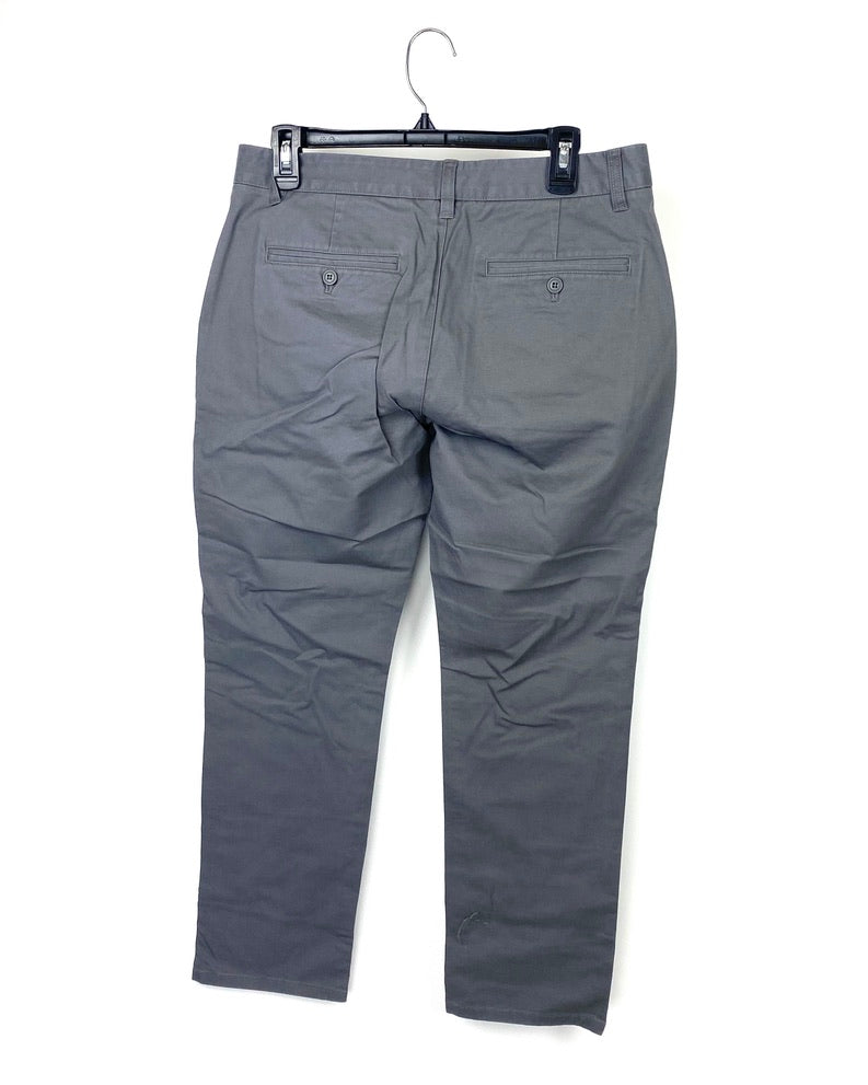 MENS Grey Khakis Pants - 28/28