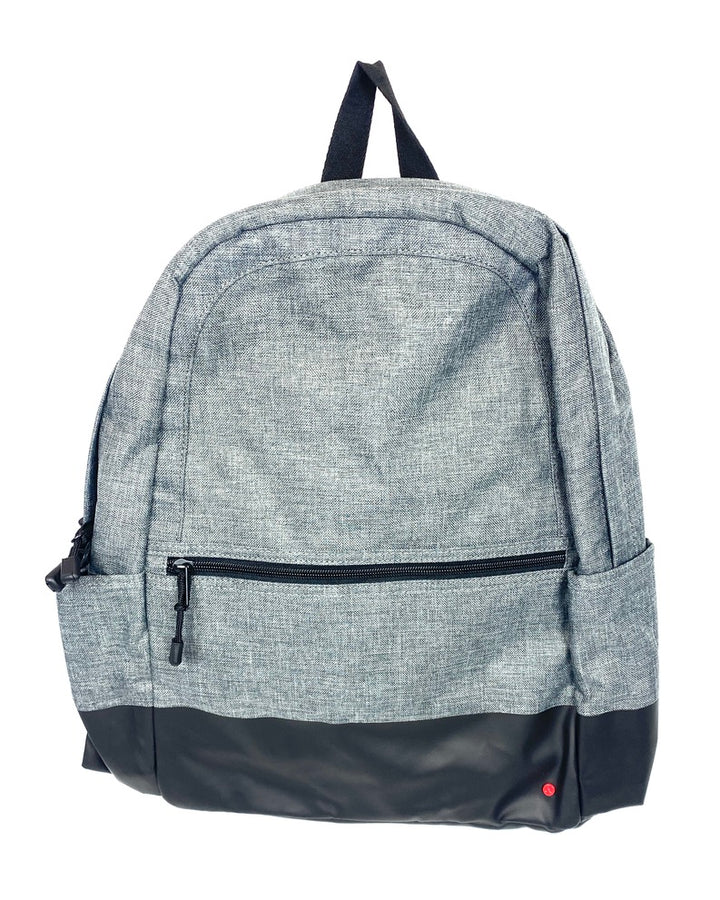 Unisex Grey and Black Backpack