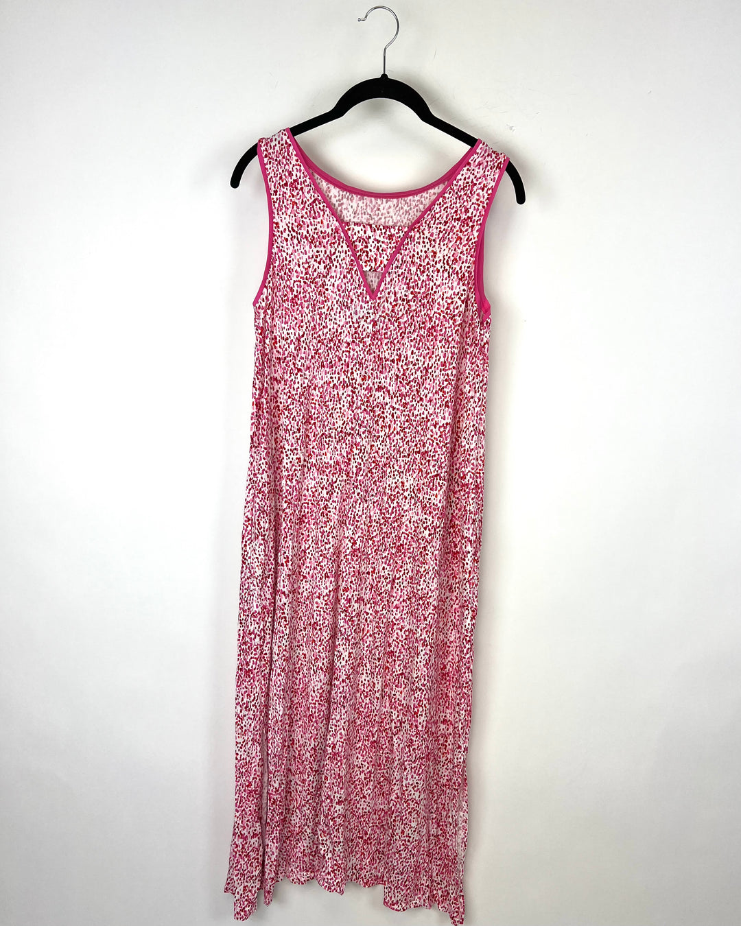 Pink Printed Loungewear Dress - Small