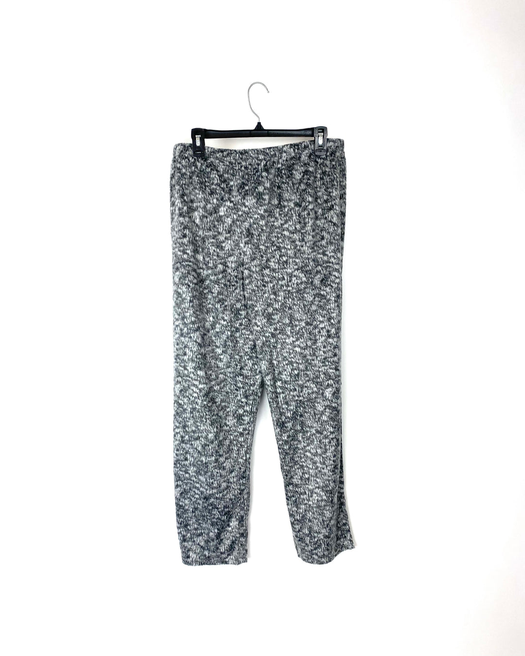 Gray Printed Pajama Pants - Large