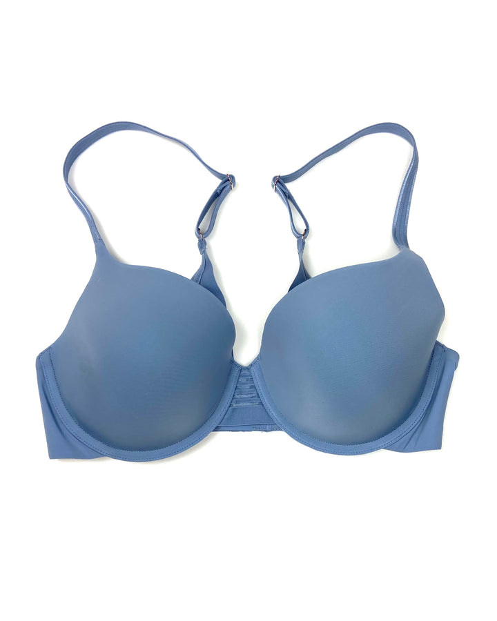 Dusty Blue Underwire Bra - 34D