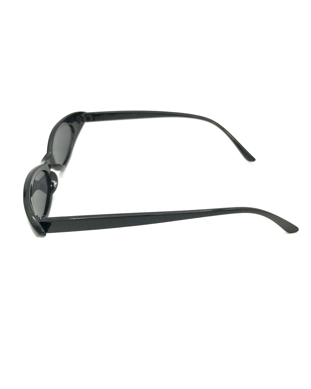 Black Slim Lens Sunglasses