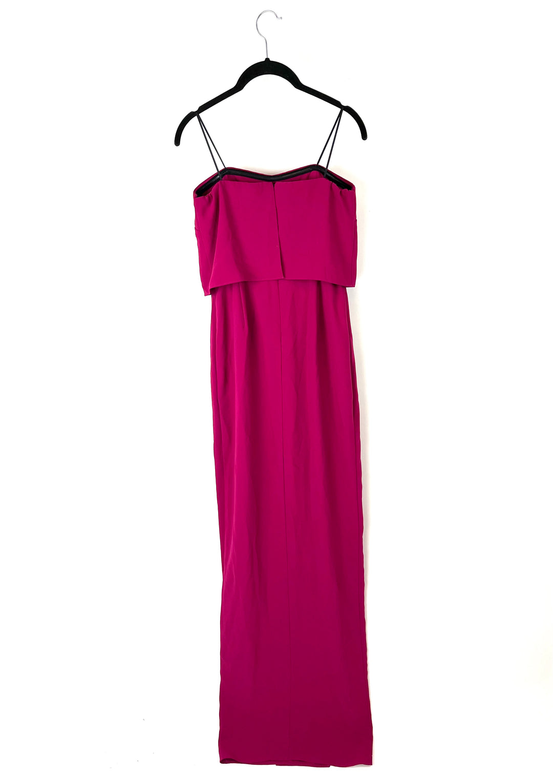 Dark Pink Sleeveless Maxi Dress - Size 4-6