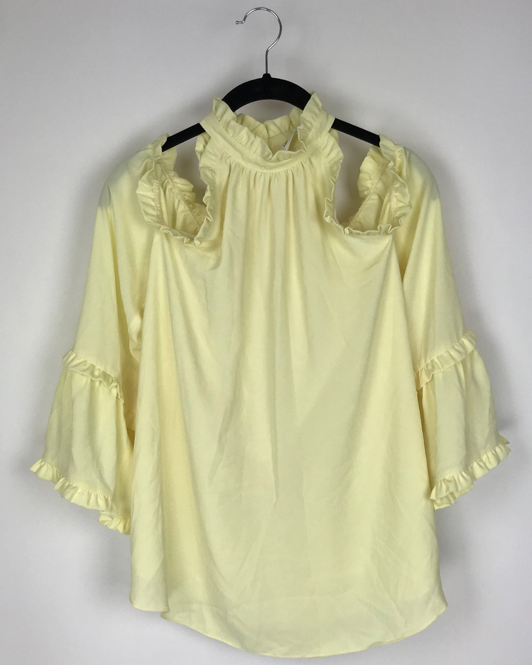 Yellow Long Sleeve Top - Small