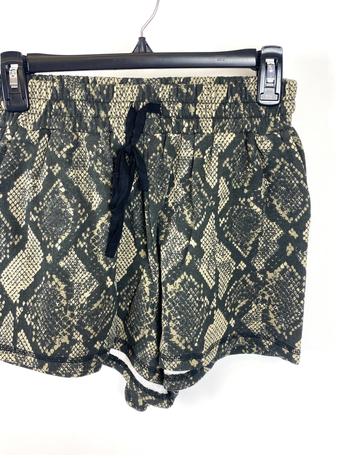 Snakeskin Shorts - Small