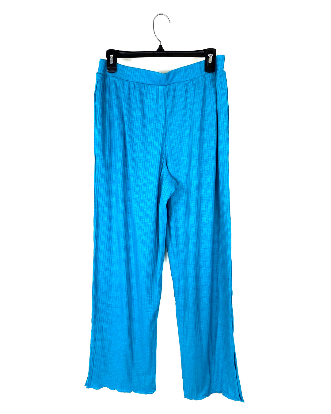 Bright Blue Flowy Pants - Small/Medium