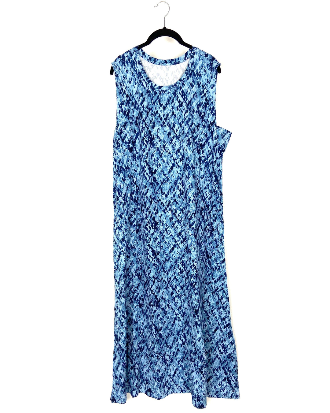 Abstract Scoop Neck Maxi Dress - Size 6/8, 10 and 18/20