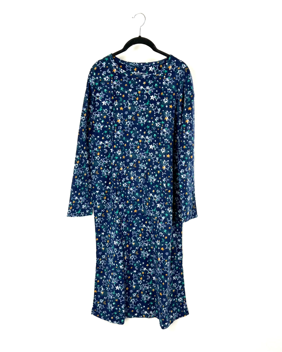 Navy Blue Star Nightgown - Small/Medium