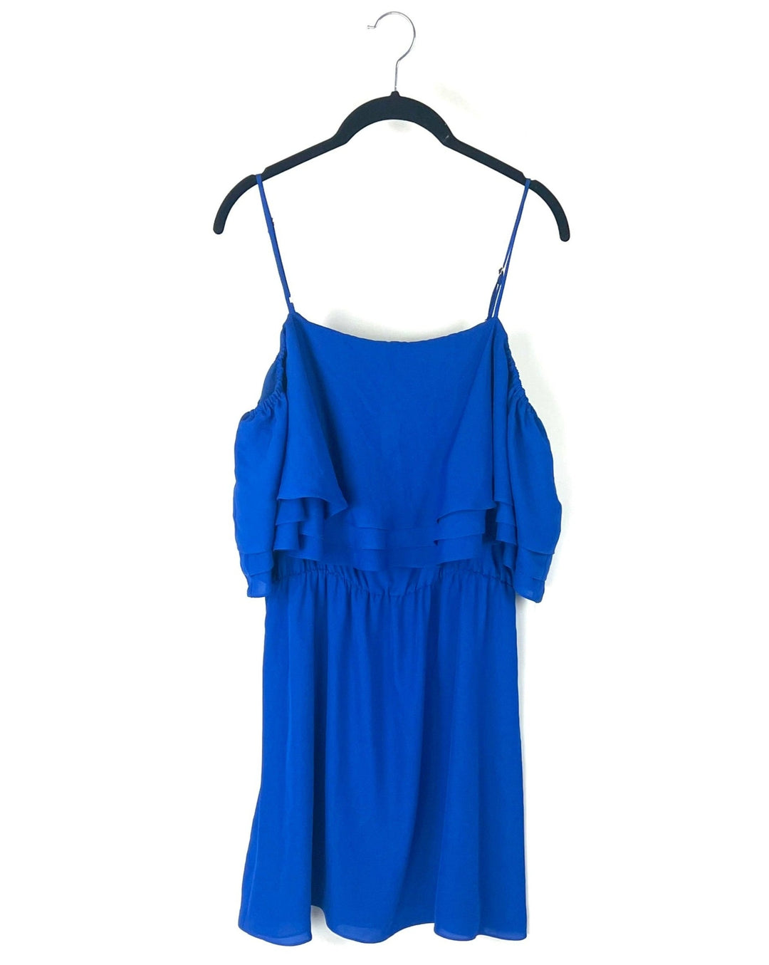 Blue Ruffle Dress - Size 4/6