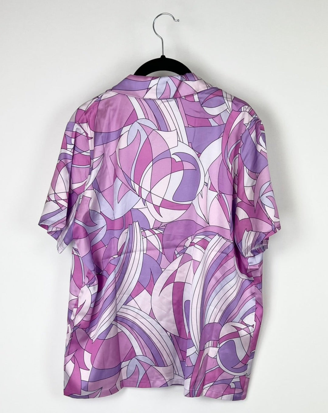 Purple and Pink Abstract Top - Small/Medium