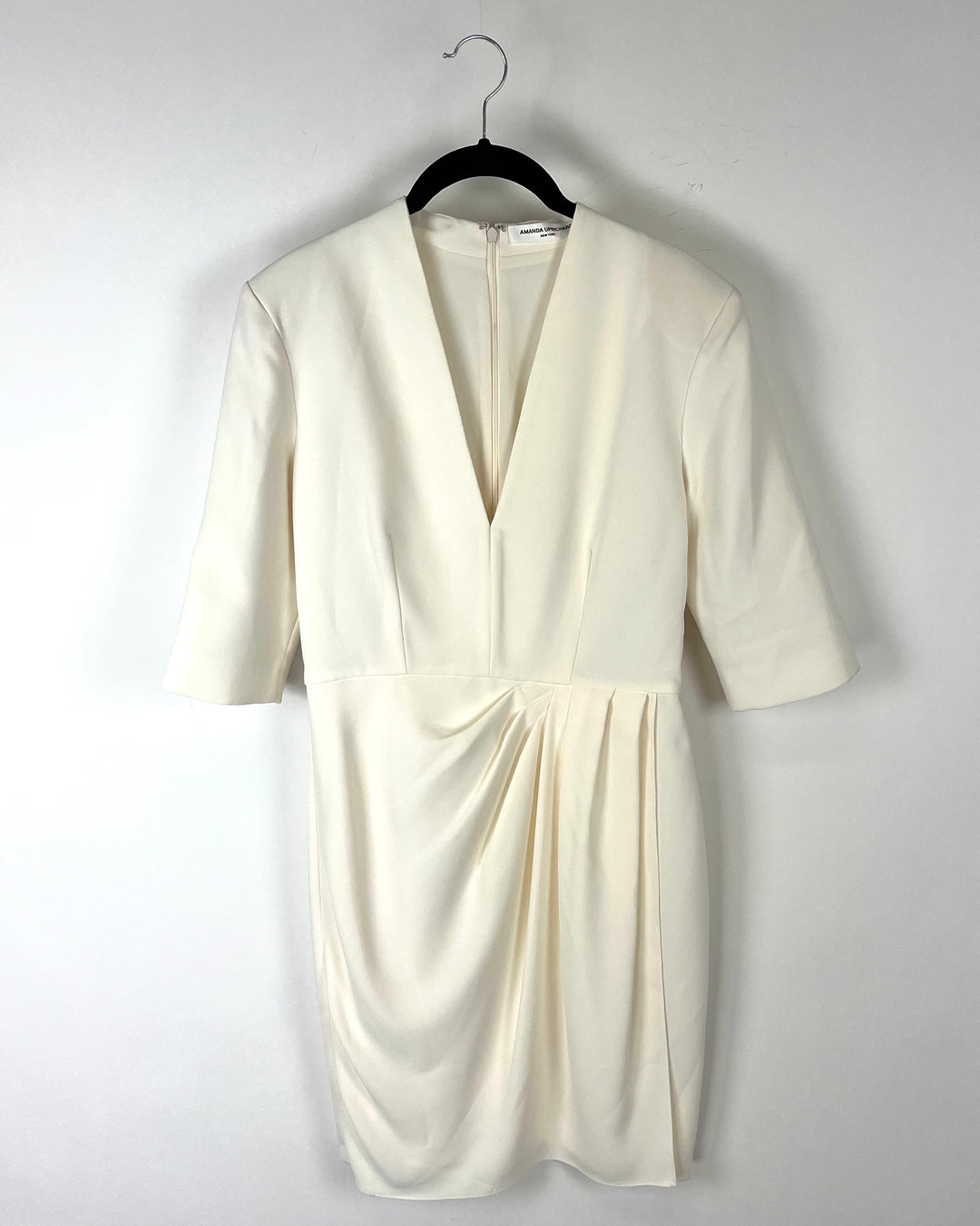 cream mid length dress Mid-Length Dress 36 / Cream