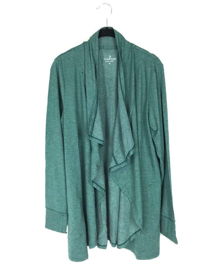 Dark Green Long Sleeve Cardigan - Size 2/4 and 6/8