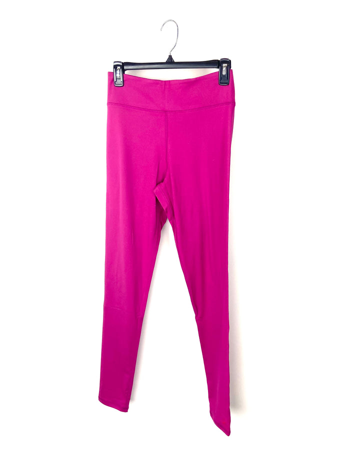 Hot Pink Leggings - Small