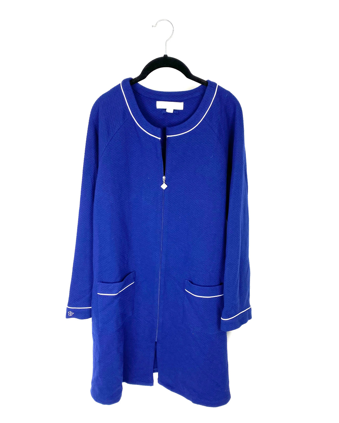 Zip Up Indigo Robe - Small / Medium