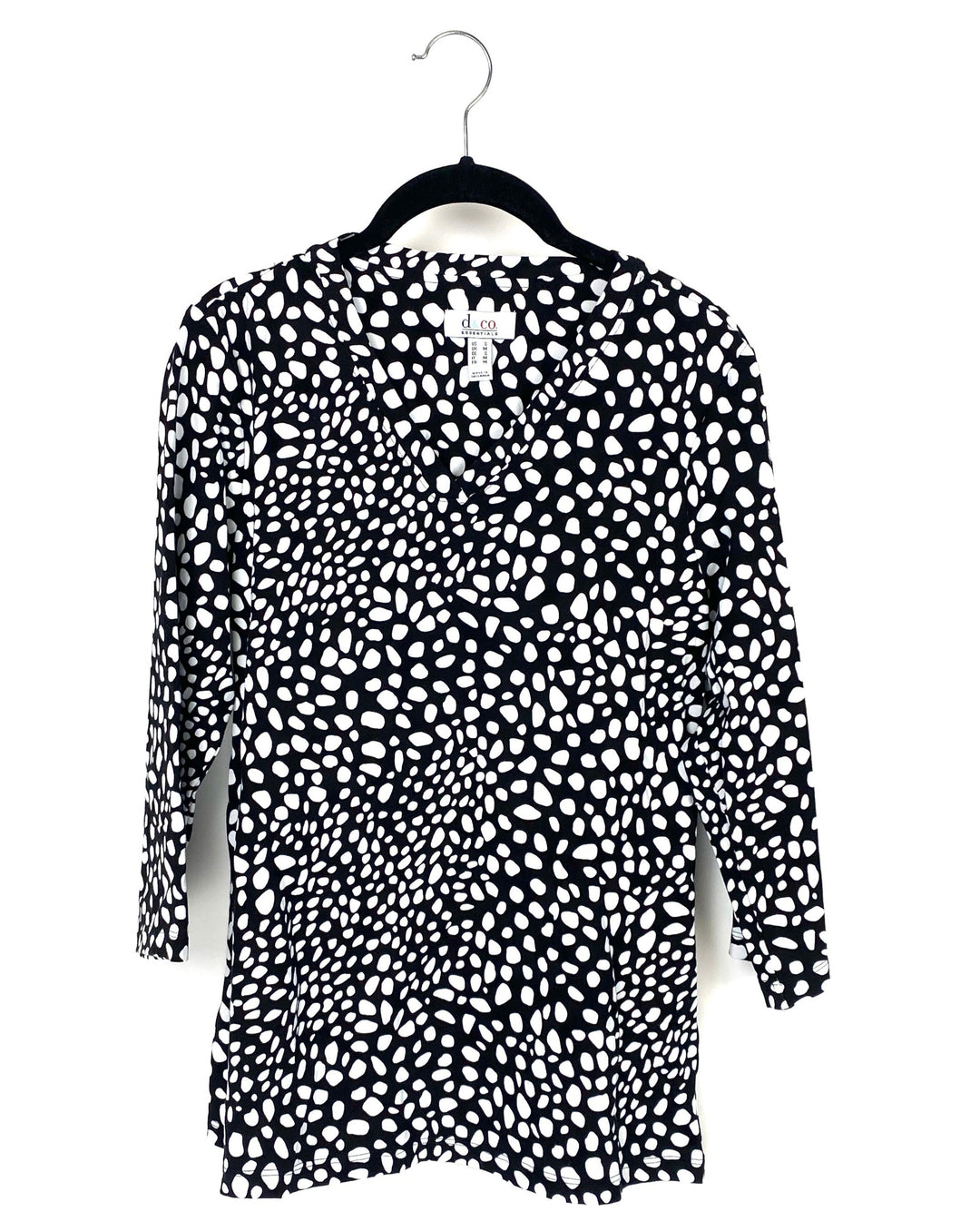 Black and White Top - Size Small