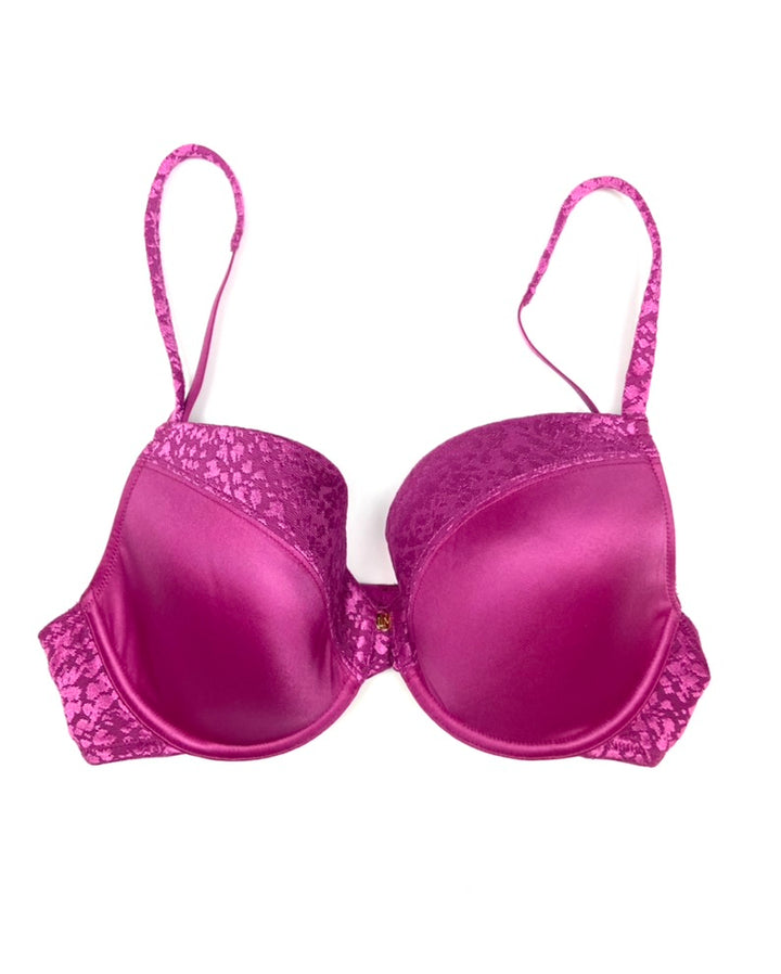Magenta Animal Printed Bra - 34D