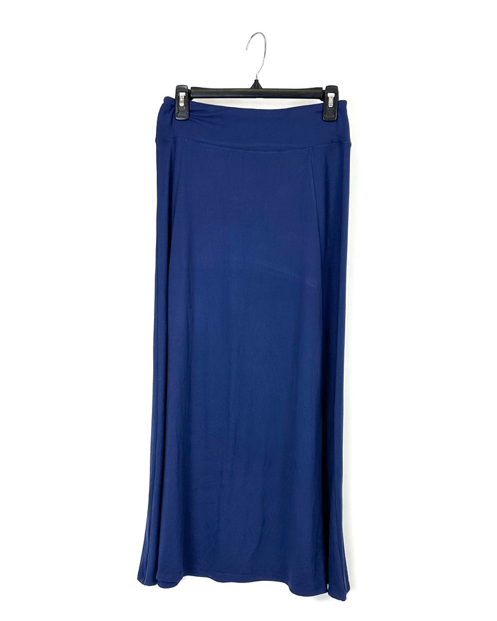 Navy Blue Maxi Skirt - Size 6/8