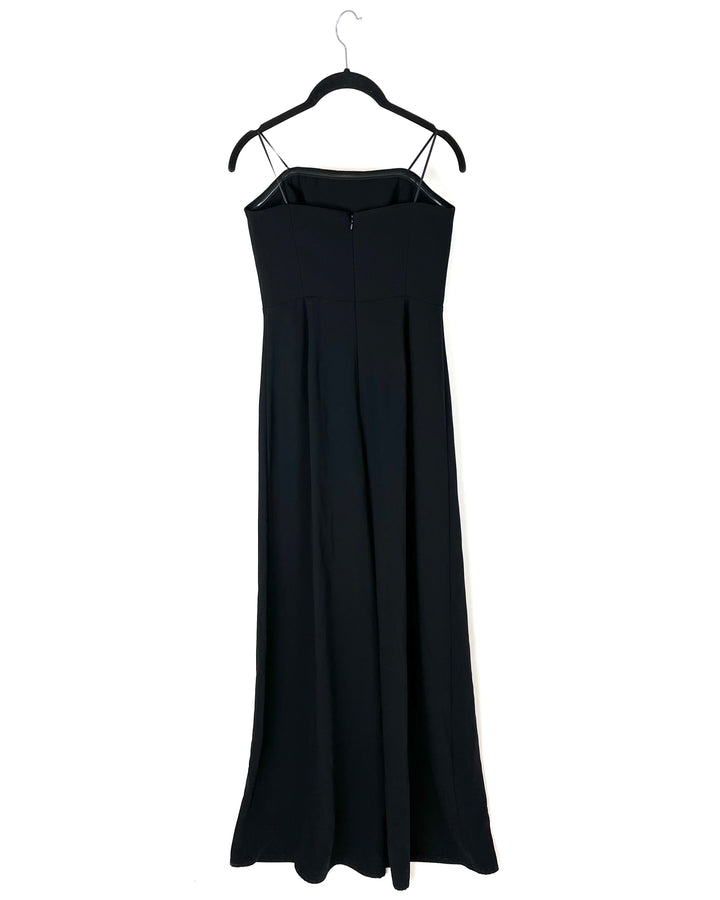 Strapless Black Jumpsuit - Size 4-6