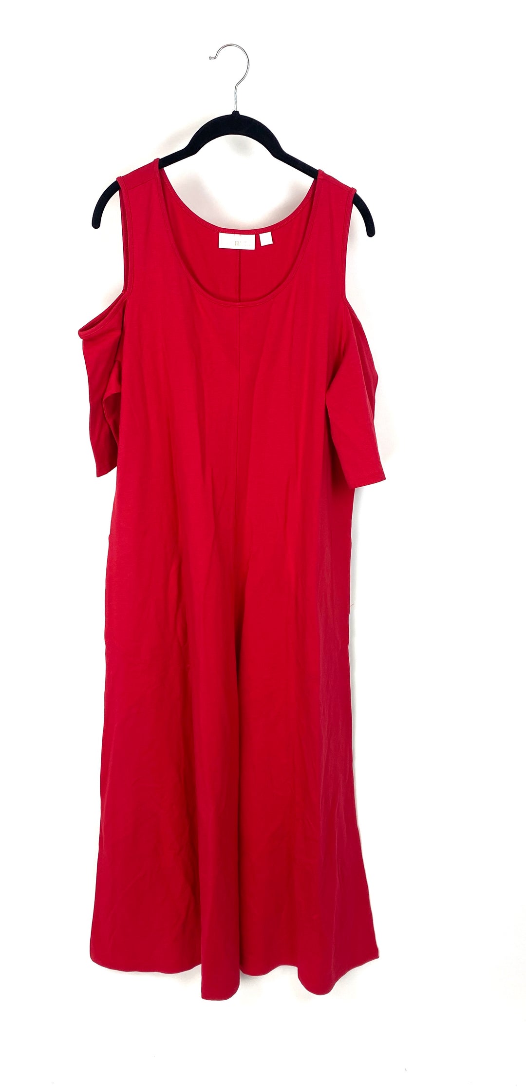 Red Cutout Shoulder Dress - Large/Extra Large