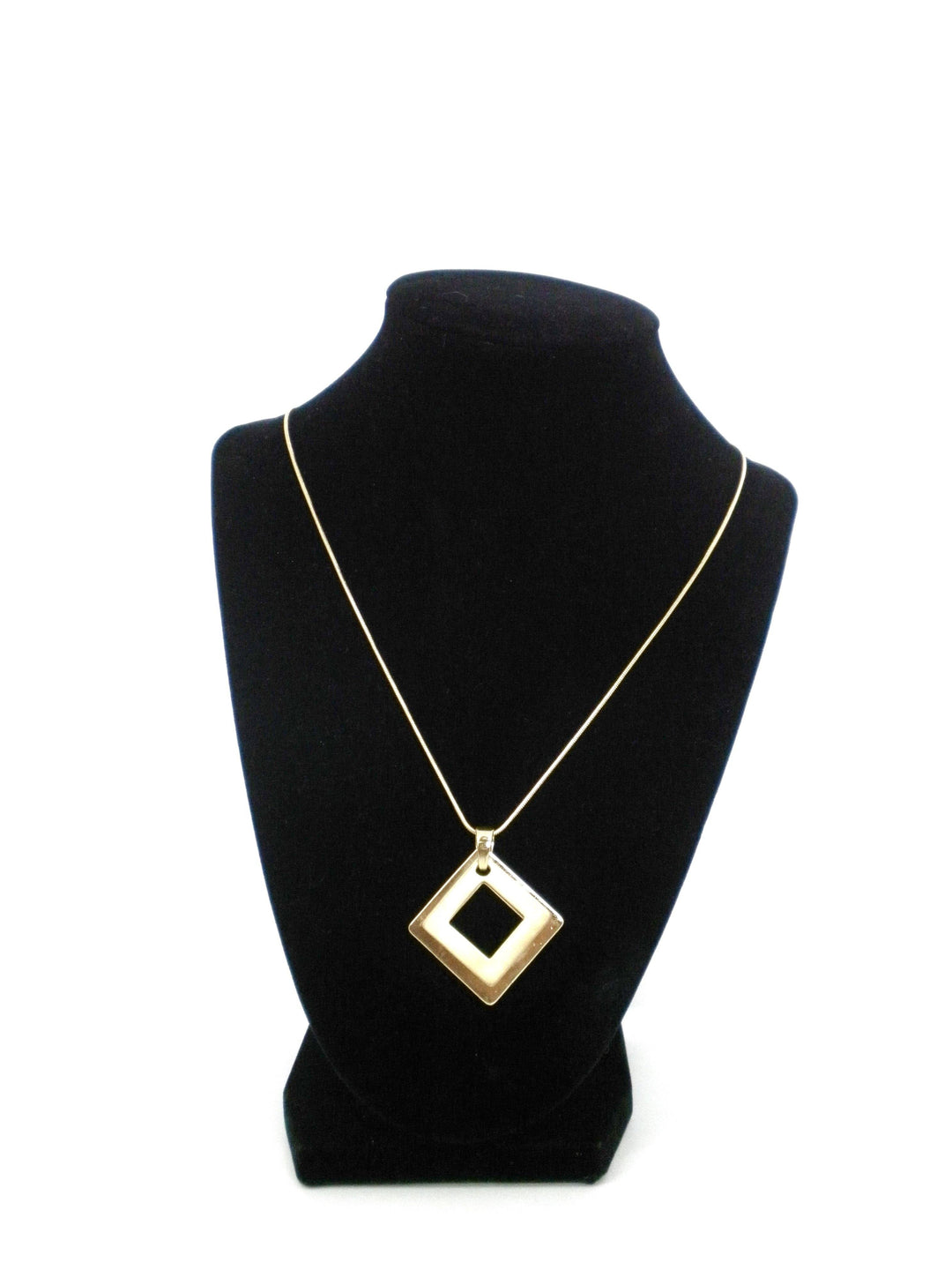 Double Diamond Shape Necklace - The Fashion Foundation - {{ discount designer}}
