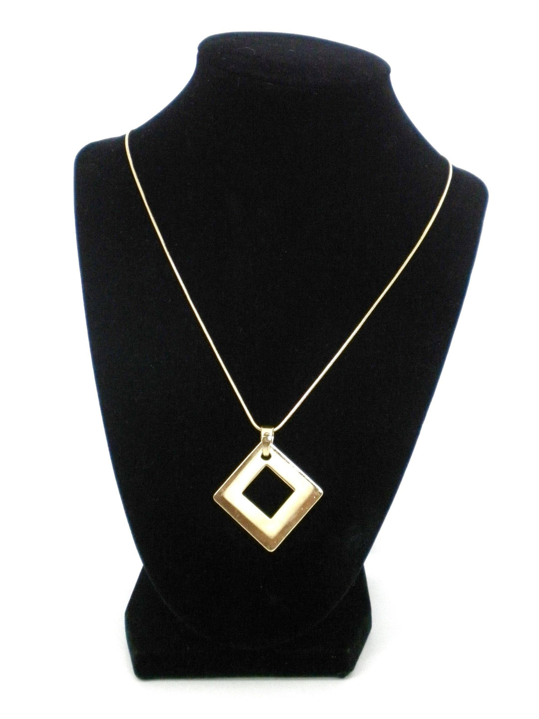 Double Diamond Shape Necklace - The Fashion Foundation - {{ discount designer}}