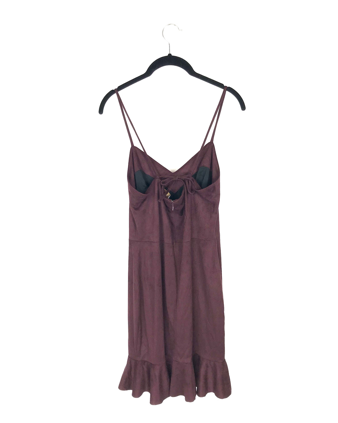 Deep Mauve Ruffle Dress - Small