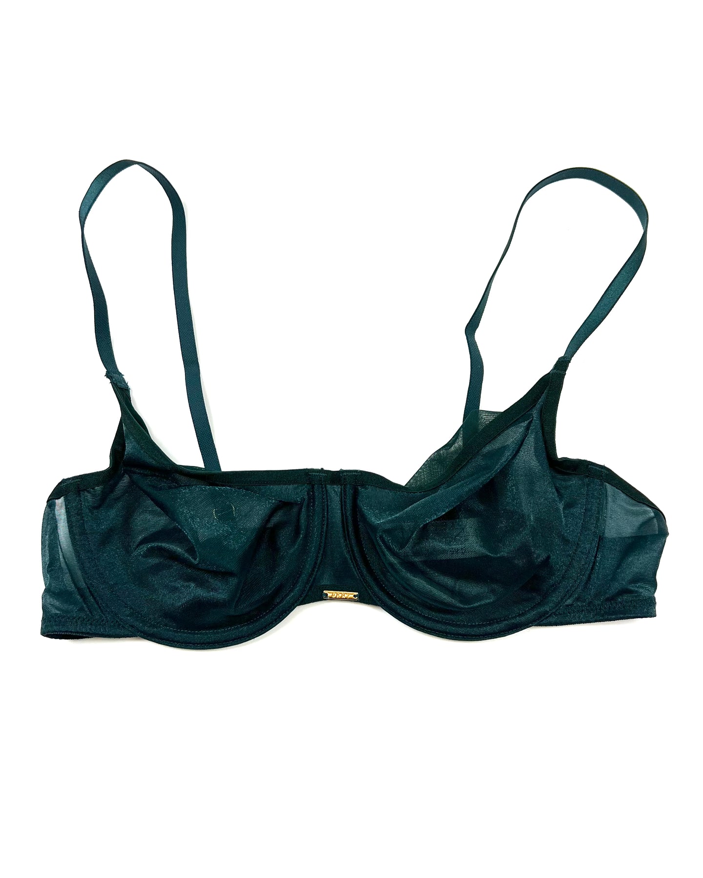 DKNY Green Shimmer Mesh Bra - 34B – The Fashion Foundation