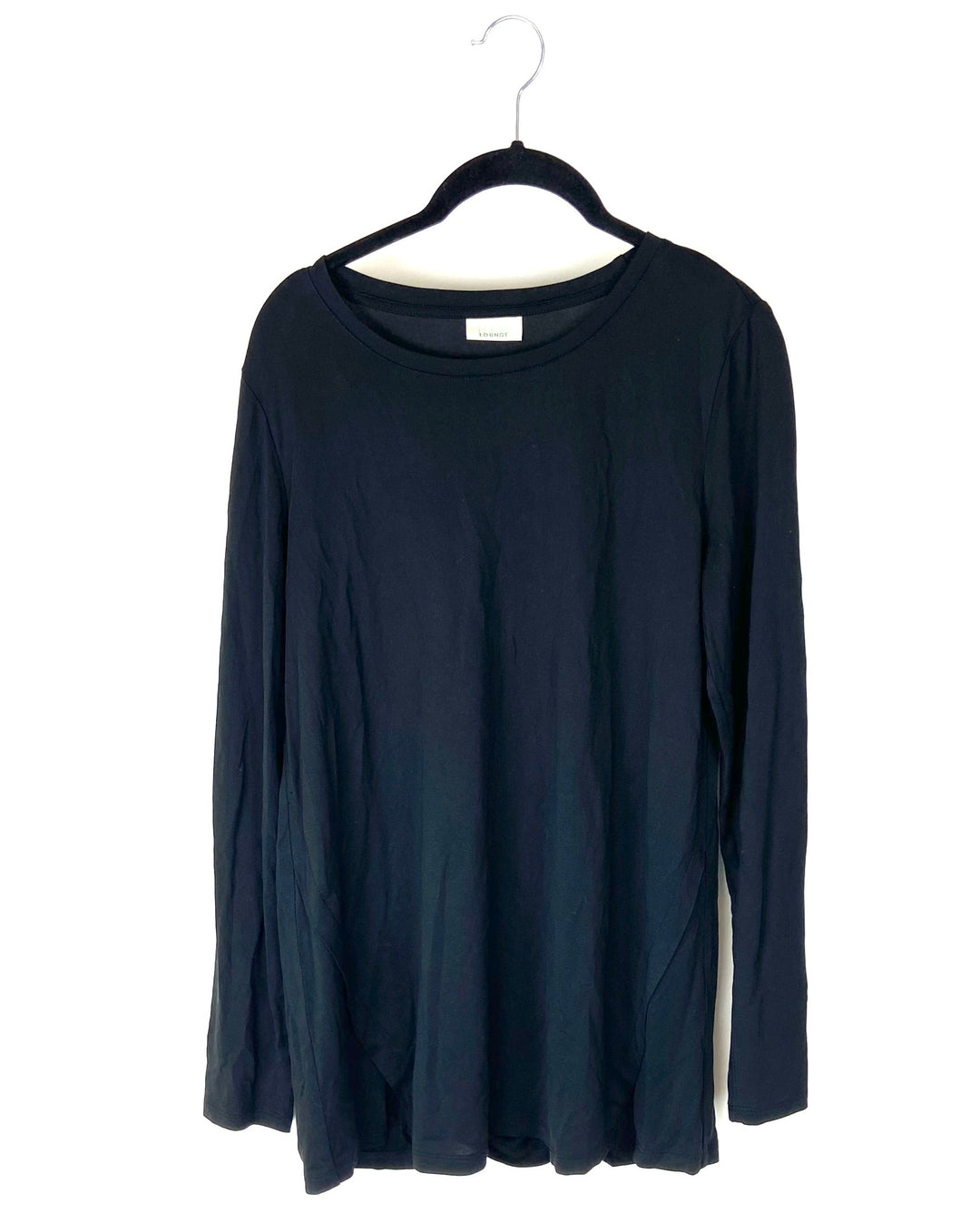 Black Long Sleeve Shirt- Size 6-8