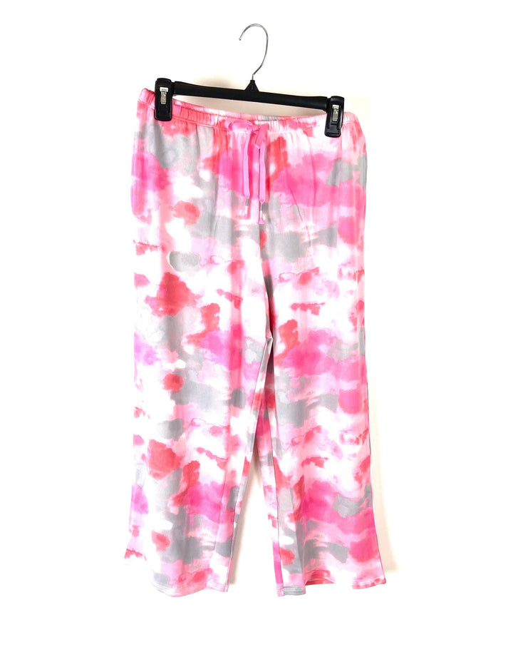 Pink Tie Dye Pajama Pants - Small and 1X