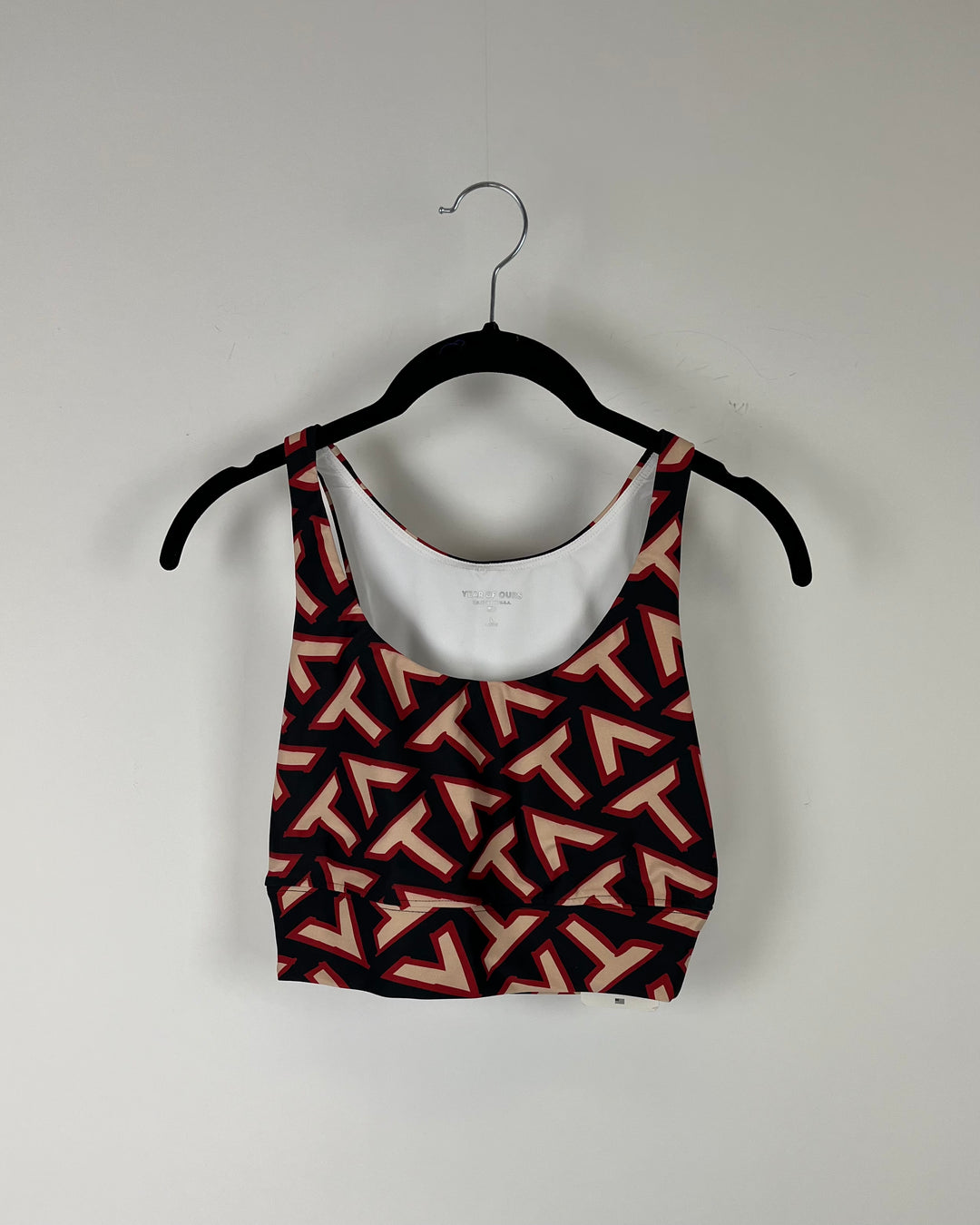 Black and Red Sports Bra - Extra Small and Small