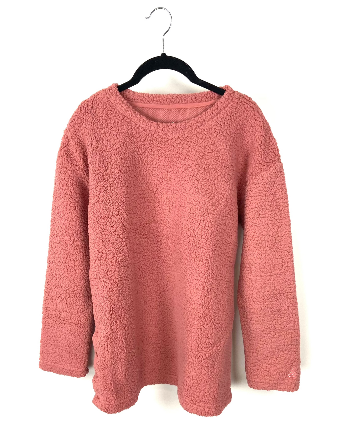 Pink Sherpa Crew Neck - Size 2/4 and 6/8