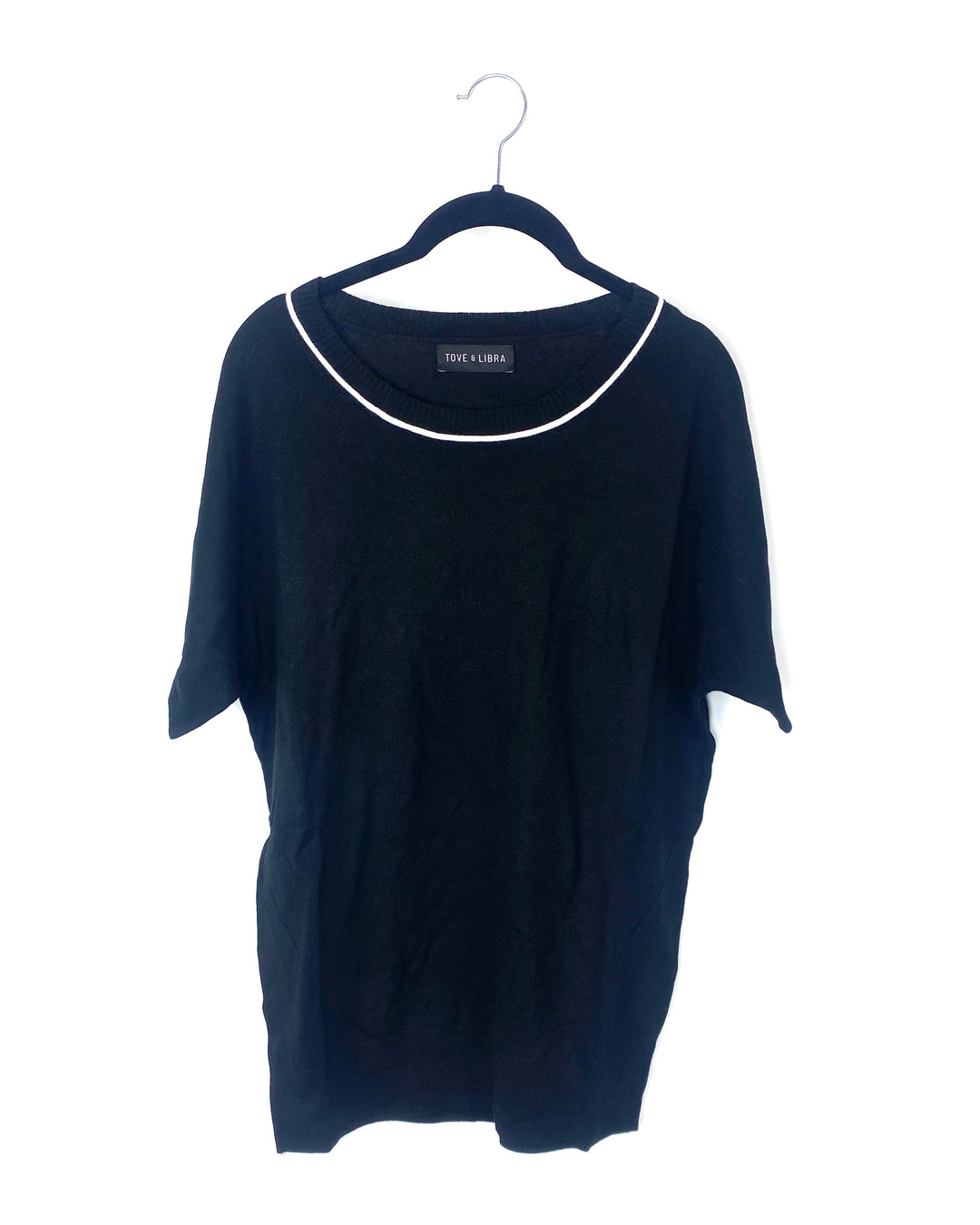 Black Knit  Top - Extra Small and Small