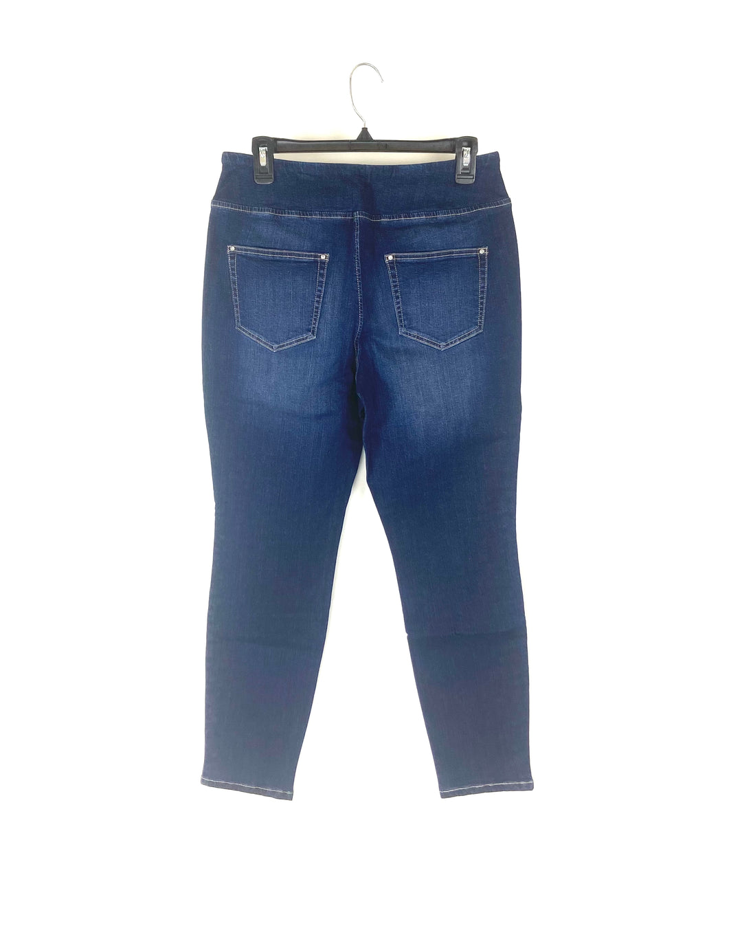 Side Pearl Dark Wash Jeans - Size 12/14