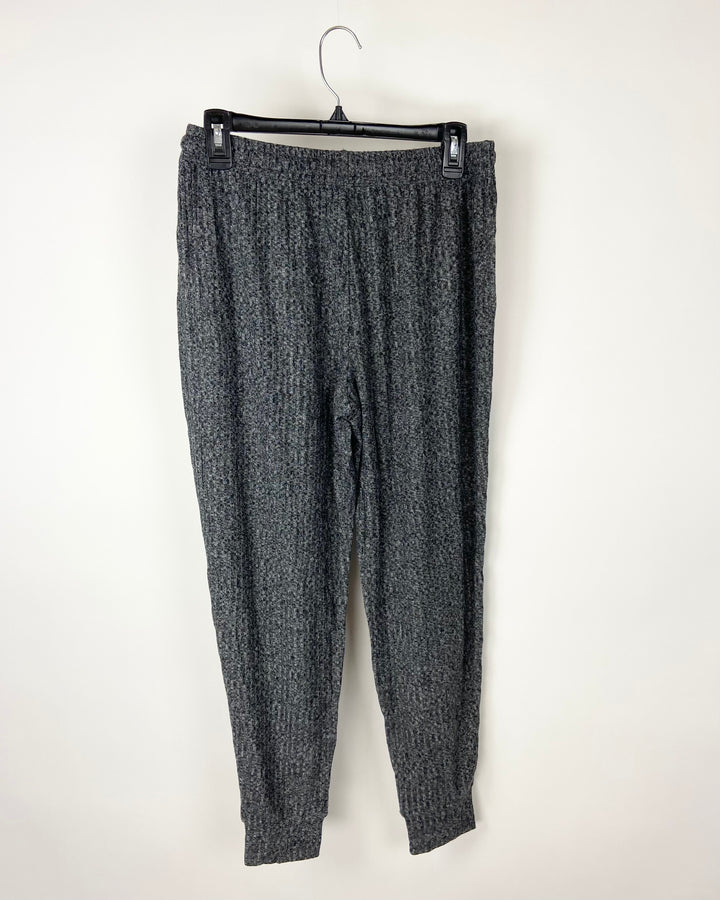 Grey With Pink Pockets Joggers - Small