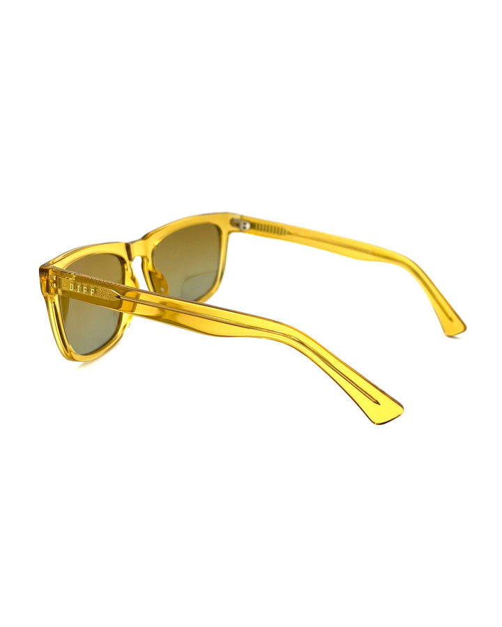 Yellow Rectangle Frame Sunglasses